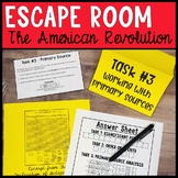 American Revolution Escape Room US History