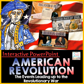 Preview of American Revolution - Events Leading up to the Revolutionary War PowerPoint