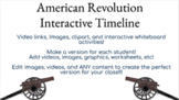 American Revolution - Google Slides - Interactive Timeline 