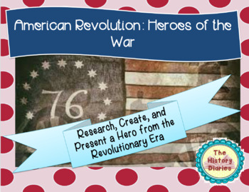 Preview of American Revolution: Heroes Project
