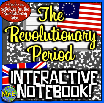 Preview of American Revolution Interactive Notebook | Revolutionary War Activities