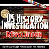 American Revolution Investigation History Lesson Stations 