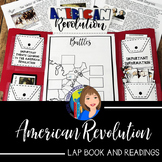 American Revolution Lap Book with Readings and Word Wall Images