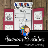 American Revolution Lap Book with Readings for 5th Grade S