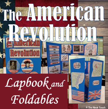 Preview of American Revolution Lapbook and Interactive Notebook Foldables