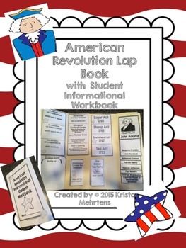 Preview of American Revolution Lapbook with an Informational Student Workbook