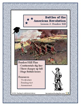 Preview of Revolutionary War - Battles 03 - Bunker Hill - Distance Learning