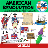 American Revolution Objects Clip Art Bundle {Clip Guy Grap
