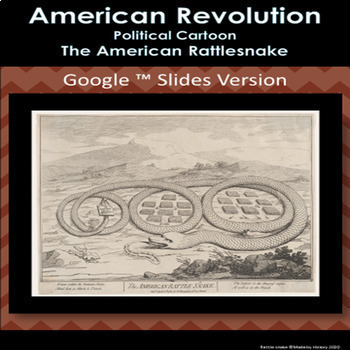 Preview of American Revolution Political Cartoon: Google Slides