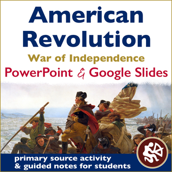 Preview of American Revolution PowerPoint & Google Slides | American History