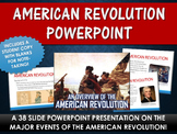 American Revolution - PowerPoint with Student Copy (38 Slides!)