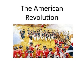 Preview of Speech Therapy-Special Education-American Revolution Presentation