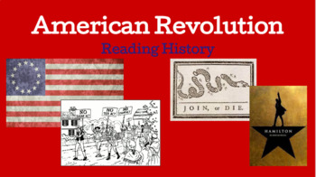 Preview of American Revolution Reading/Writing Integration (grades 4+)