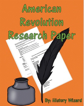 american revolution research paper