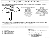 American Revolution Research Writing Model