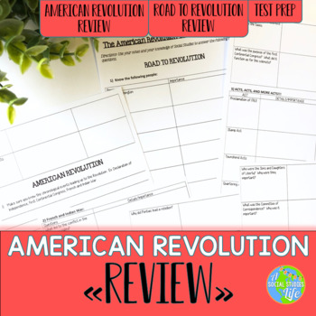 Preview of American Revolution Review