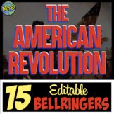 American Revolution Revolutionary War Bellringers Warmups 