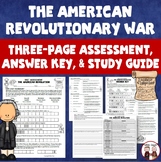 American Revolution Revolutionary War Quiz