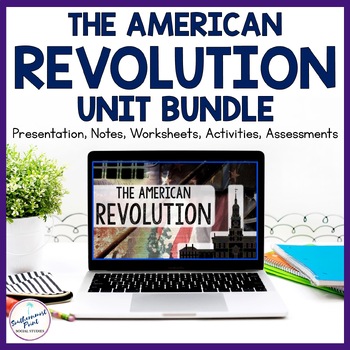 Preview of American Revolution Revolutionary War Unit Plan Bundle