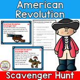 American Revolution Scavenger Hunt - Revolutionary War