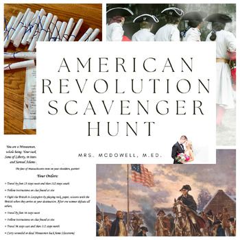 Preview of American Revolution Scavenger Hunt