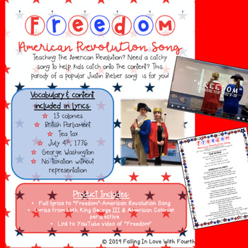 Preview of American Revolution Educational Parody Song-"Freedom"