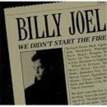 Preview of American Revolution: Song - "We Didn't Start the Fire" by Billy Joel