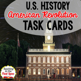 American Revolution Task Cards - US History