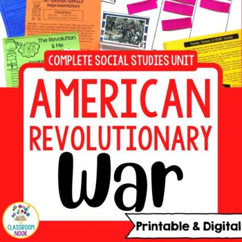 Preview of American Revolution: Taxes, Boston Massacre, Tea Party, Battles & Events, & MORE