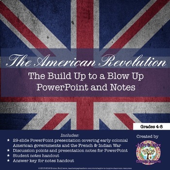 Preview of American Revolution: The Build Up to a Blow Up PowerPoint
