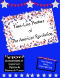 American Revolution Timeline Posters & Research Sheets
