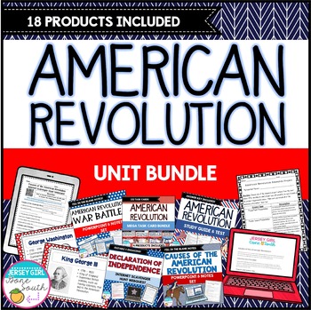 Preview of American Revolution Unit Bundle