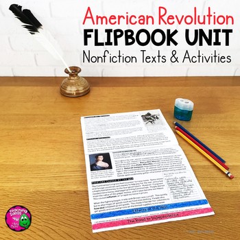 Preview of American Revolution & Revolutionary War Unit: Informational Texts & Activities