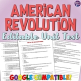 American Revolution Unit Test: Revolutionary War Battles Q