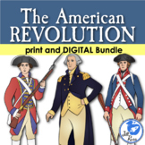 American Revolution Unit and Lapbook Print & Digital Dista