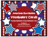 Vocabulary Cards-Social Studies: American Revolution/Revol