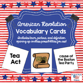 American Revolution Vocabulary Cards