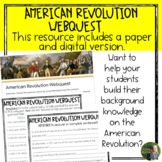 American Revolution Webquest