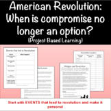 American Revolution: When is compromise no longer an optio