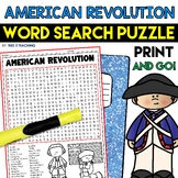 The American Revolution Word Search Puzzle Vocabulary Revo