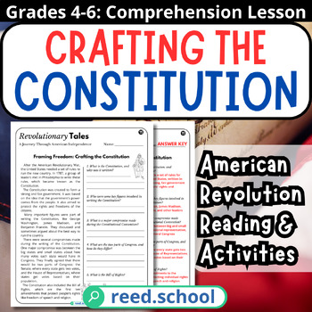 Preview of American Revolution: Writing the Constitution - Learning Activities Grades 4-6