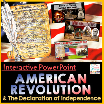 Preview of American Revolution and Declaration of Independence PowerPoint & Google Slides