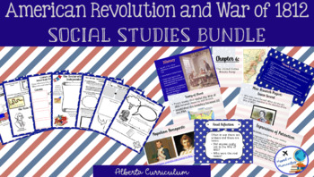 Preview of American Revolution and War of 1812 Bundle - Alberta Social Chapter 6
