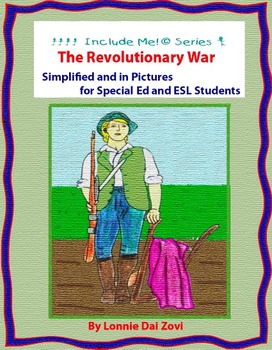 Preview of American Revolution in Pictures for Special Ed, ESL and ELL Students