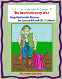 American Revolution in Pictures for Special Ed, ESL and EL