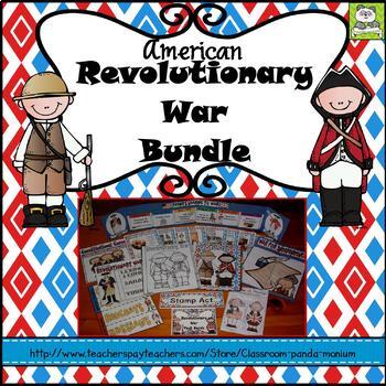 Preview of American Revolutionary War (Task Cards Included)