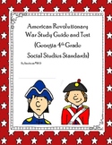 American Revolutionary War Study Guide and Test {GA 4th Gr