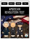 American Revolutionary War Test (Quiz) Revolutionary War A