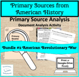 American Revolutionary War US History Primary Source Docum