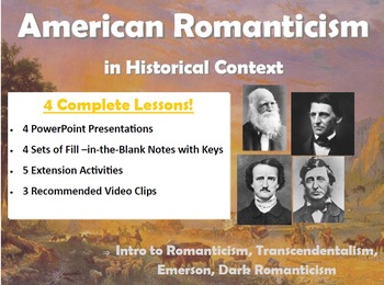 Preview of American Romanticism in Historical Context